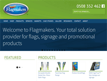 Tablet Screenshot of flagmakers.co.nz